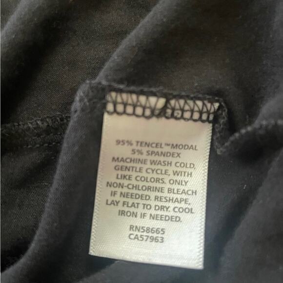 Halogen black stretch 3/4 sleeve peek a boo cut out too size XXL - Picture 10 of 11